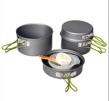1Set Convenient Outdoor Camping Hiking non-stick Cookware with Spoon Bowl Pot Pan #FC28 - The Spiceman