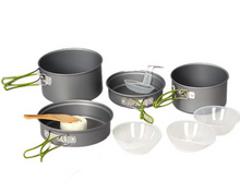 1Set Convenient Outdoor Camping Hiking non-stick Cookware with Spoon Bowl Pot Pan #FC28 - The Spiceman