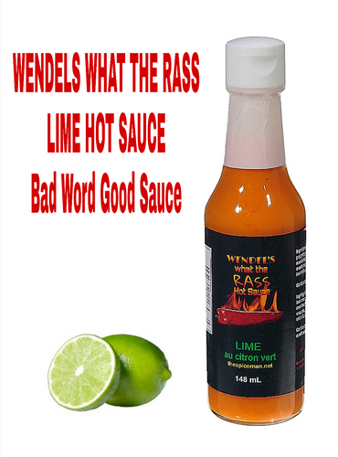 WENDELS WHAT THE RASS-LIME HOT SAUCE - The Spiceman