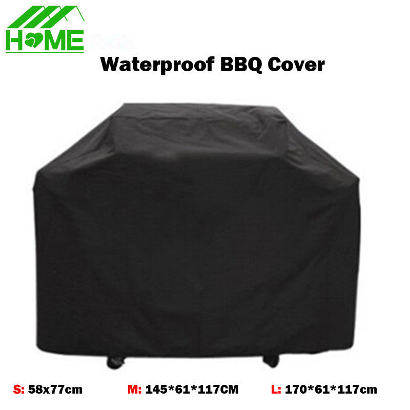 Black Waterproof Grill/Barbeque Cover available in three sizes - The Spiceman