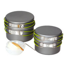 1Set Convenient Outdoor Camping Hiking non-stick Cookware with Spoon Bowl Pot Pan #FC28 - The Spiceman