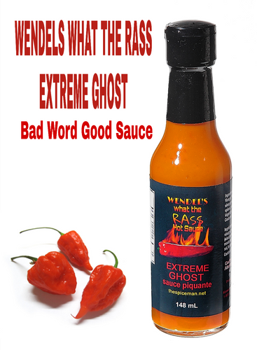 WENDELS WHAT THE RASS-EXTREME GHOST HOT SAUCE - The Spiceman