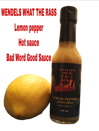 WENDELS WHAT THE RASS LEMON PEPPER HOT SAUCE - The Spiceman