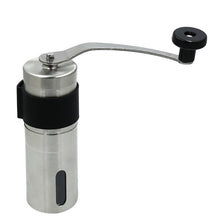 Silver Mini manual stainless steel coffee grinder - The Spiceman
