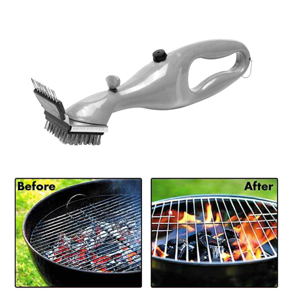 Stainless Steel BBQ Cleaning Brush with Power of Steam - The Spiceman