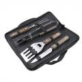 Stainless Steel Barbecue Tool Set with Storage Case 4PCS/Set) - The Spiceman
